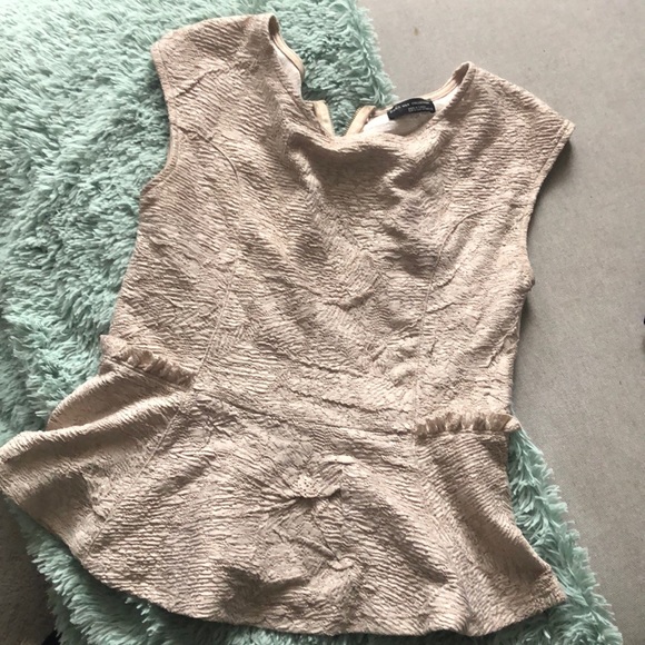 Zara peplum top - Picture 2 of 4